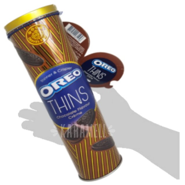 Biscoito Thins Creme de Chocolate - Oreo - Importado Holanda