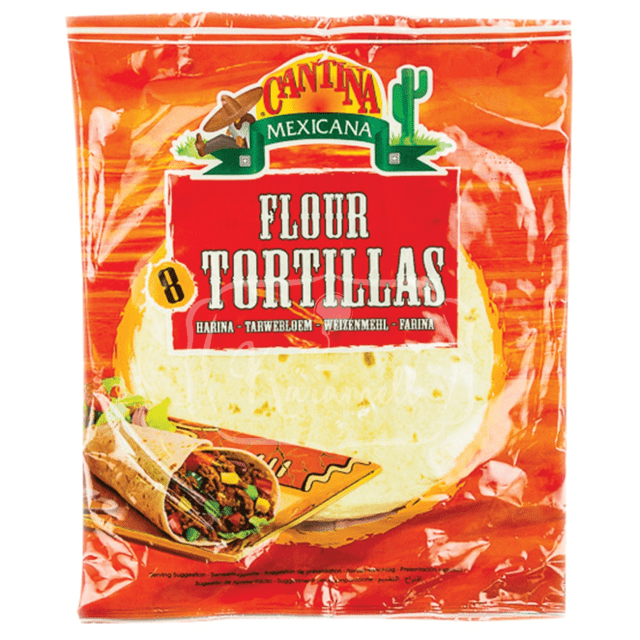 Cantina Mexicana Flour Tortillas - Tortilhas de Farinha de Trigo - Importado da Holanda