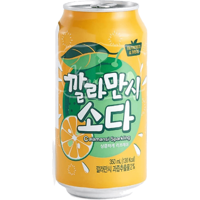 Refrigerante Coreano - Sabor Lima Calamondin - Hash Tags
