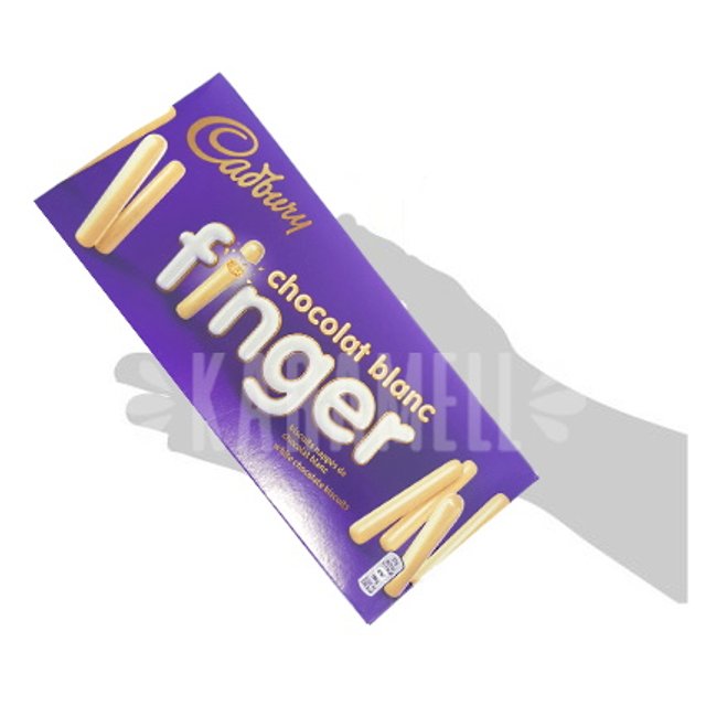 Palitos Chocolate Branco Finger Biscuits - Cadbury - Inglaterra