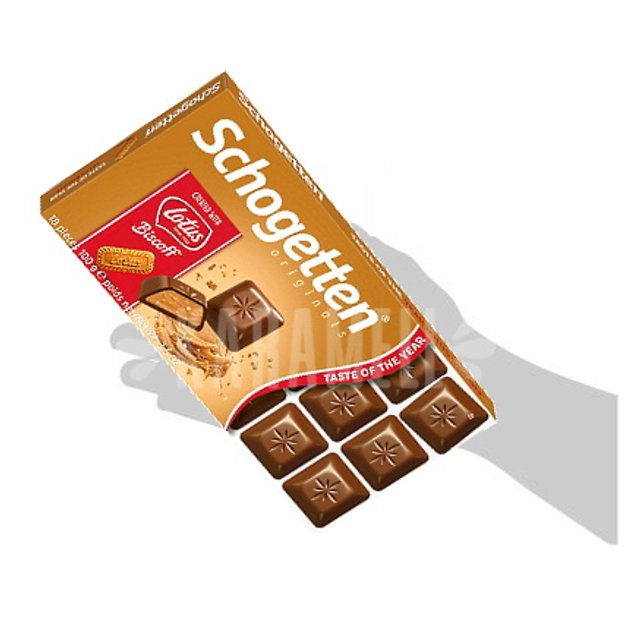 Chocolate ao Leite recheio Lotus Biscoff - Schogetten - Alemanha 