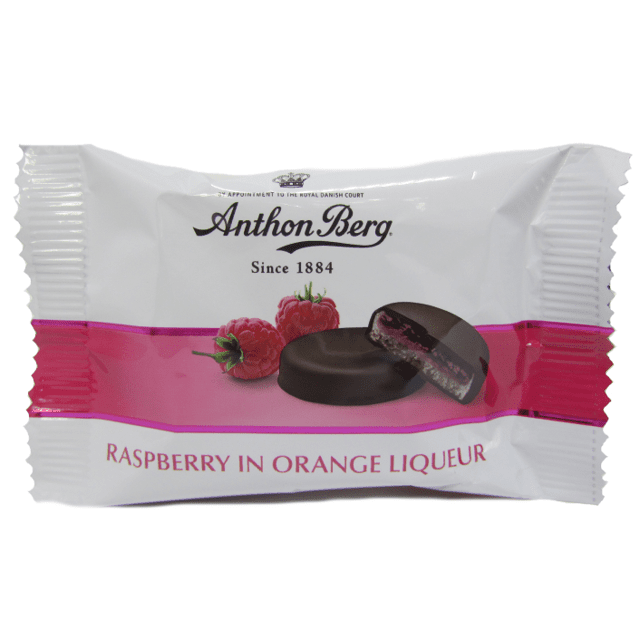 Anthon Berg Premium - Raspberry in Orange Liquor Marzipan Chocolate - Importado da Dinamarca