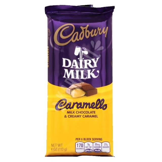 Chocolate Cadbury Dairy Milk Caramello - Importado EUA