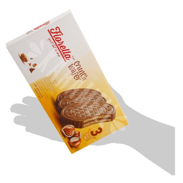 Biscoito Fiorella Crunch Wafer Hazelnut - Importado Turquia
