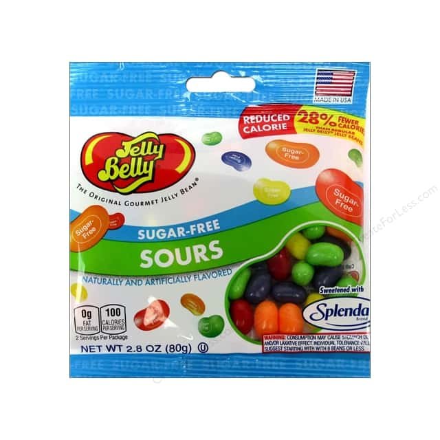 Doces Importados dos EUA - Jelly Belly Sugar Free Sours