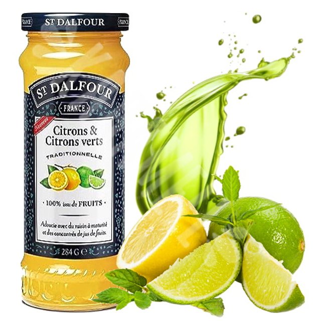 Geleia Citrons e Citrons Verts Sugar Free - St Dalfour - França