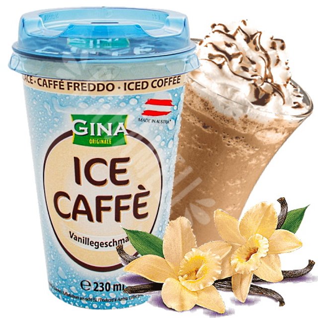 Café Gelado Vanilla - Gina Ice Caffè - Importado da Áustria