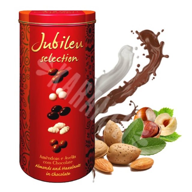 Lata Chocolate Jubileu com Recheios Sortidos - Selection Red - Portugal