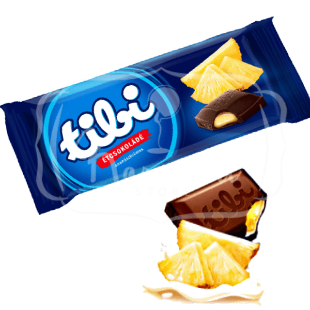 Chocolate Tibi Dark com Creme de Abacaxi - Importado da Hungria