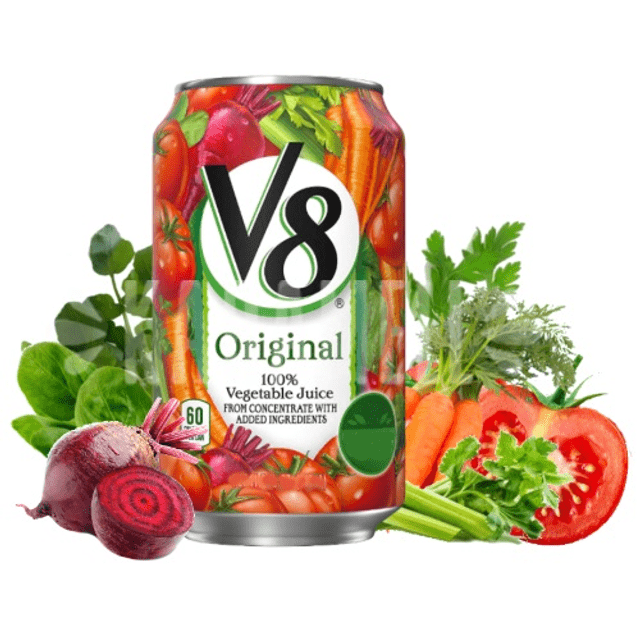 Suco de Vegetais V8 Original - 100% Vegetable Juice - Importado EUA