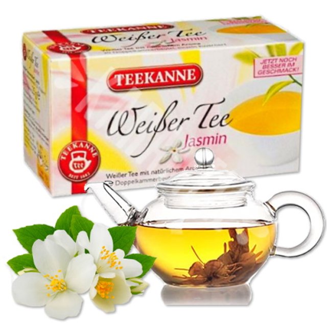 Chá Branco com Jasmin - Teekanne - Importado Alemanha