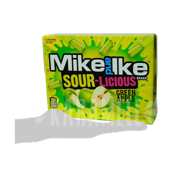 Mike and Ike Sour Licious - Green Apple - Importado USA