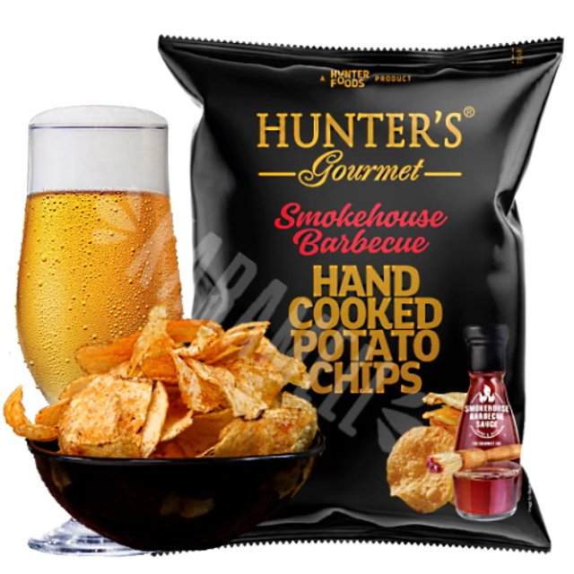Hand Cooked Potato Chips Smokehouse Barbecue Hunters Snack - Dubai 