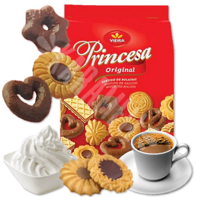 Biscoito Sortido Princesa  - VIEIRA - Importado Portugal