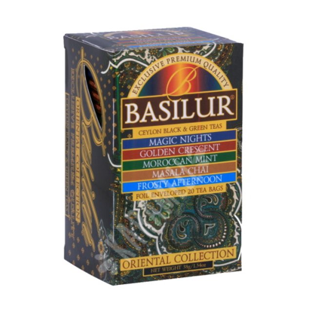 Chá Basilur - Assorted Ceylon Black & Green Teas 38g - Sri Lanka