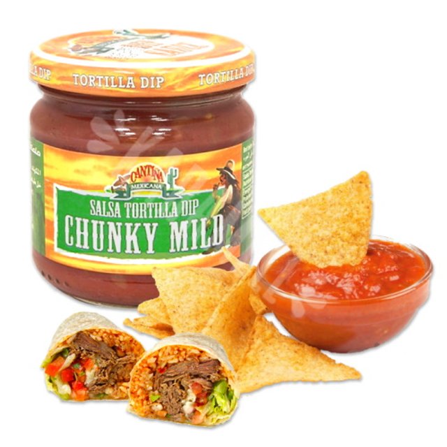 Molho Salsa Tortilla Dip Chunky Mild - Cantina Mexicana - Holanda