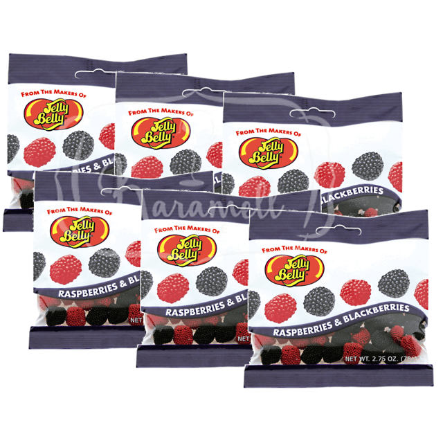 Jelly Belly Raspberry & Blackberry - ATACADO 12X - Importados dos EUA ...