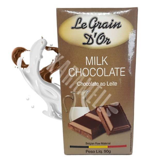 KIT 4 (quatro) Barras de Chocolates Le Grain D'or - Bélgica