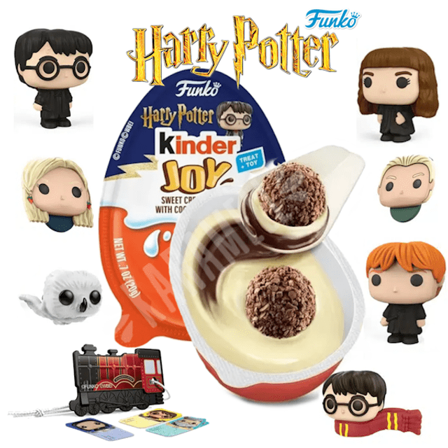 Kinder Joy Eggs Harry Potter Funko Collection Sweet Cream and