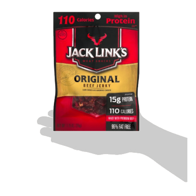 Jack Link's Original Beef Jerky - Snack de Carne - Importado dos Estados Unidos