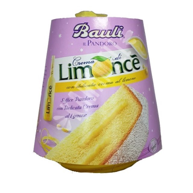 Bolo Premium Pandoro Crema di Limonce - Bauli - Importado Itália