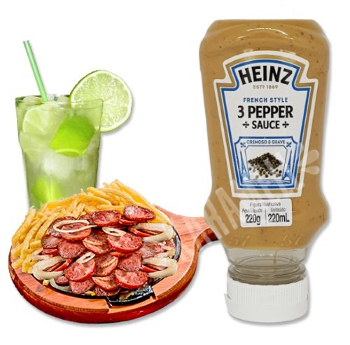 Molho 3 Pepper Sauce 220ml - Heinz - Importado Polônia | Karamell Store