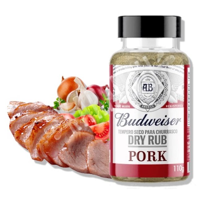 Tempero Seco para Churrasco - Dry Rub Pork - Budweiser