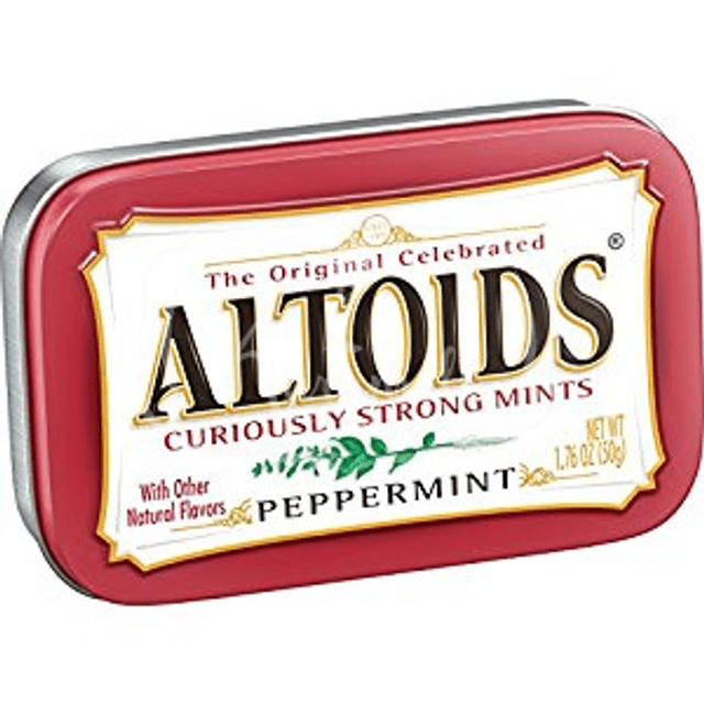 Balas Importadas EUA - Altoids Curiously Strong Mints - Peppermint 50 gr