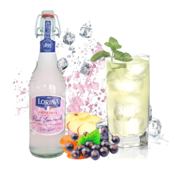 Água com Gás Saborizada Pink Lemonade - Lorina - França