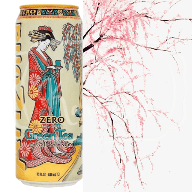 Arizona Zero -  Green Tea with Ginseng - Bebida Importada dos Estados Unidos