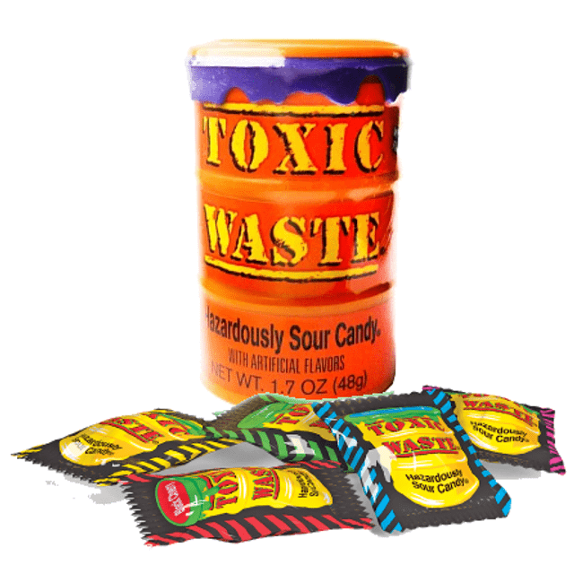 Toxic Waste - Hazardously Sour (Laranja) - Balas Ácidas - Importado EUA