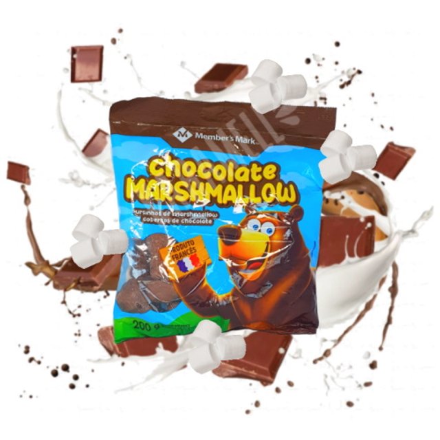 Ursinhos de Marshmallows Cobertos com Chocolate - Importado França