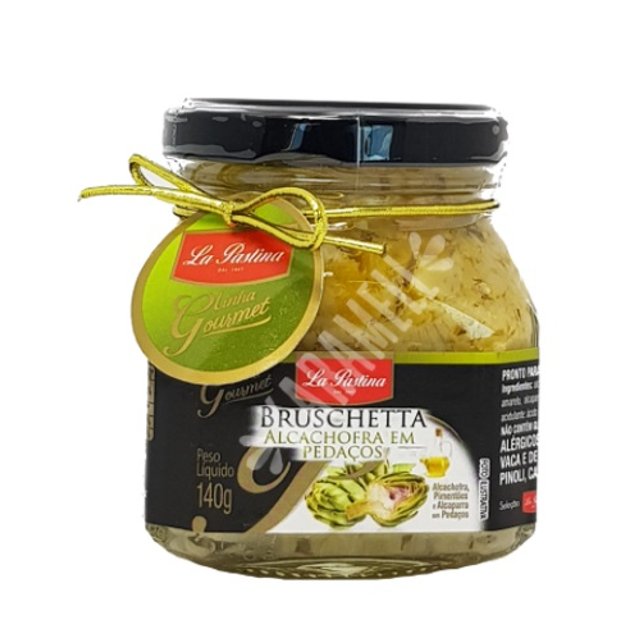 Conserva Bruschetta de Alcachofra em Pedaços - La Pastina - Peru