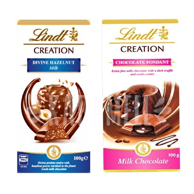 KIT 2 (dois) Chocolates Lindt Creation - Importado da França