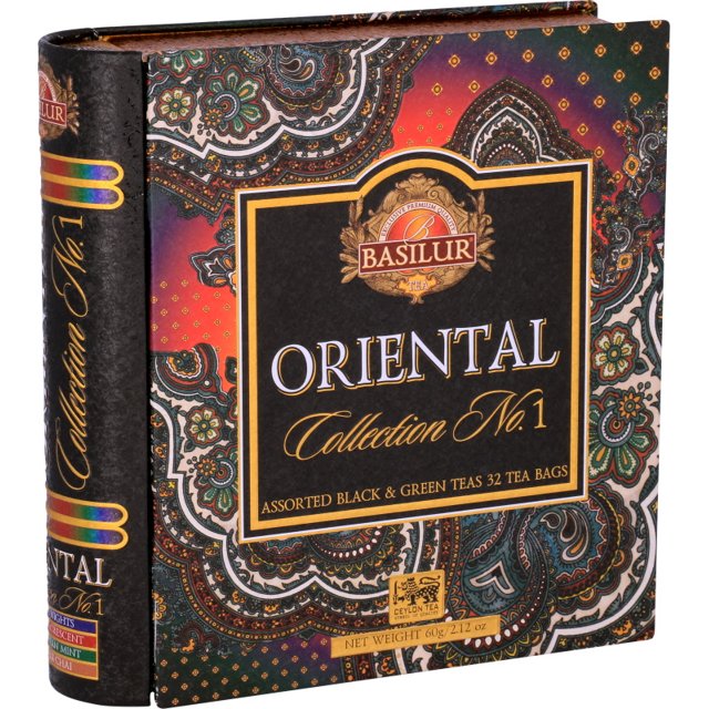 Chá Basilur - Tea Book Assorted Oriental Colletion No.1 - Sri Lanka