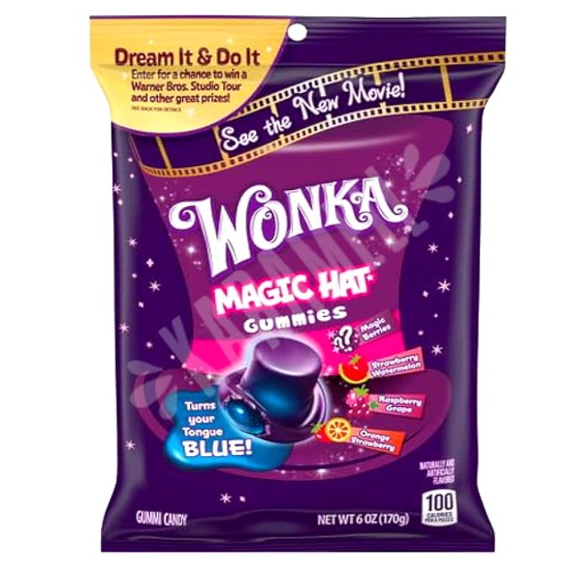 Balas Wonka Magic Hat Gummies - Mondelez - Importado Turquia