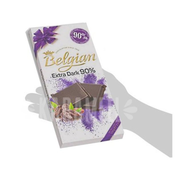 Chocolate Extra Dark 90% Belgian  - Importado Bélgica