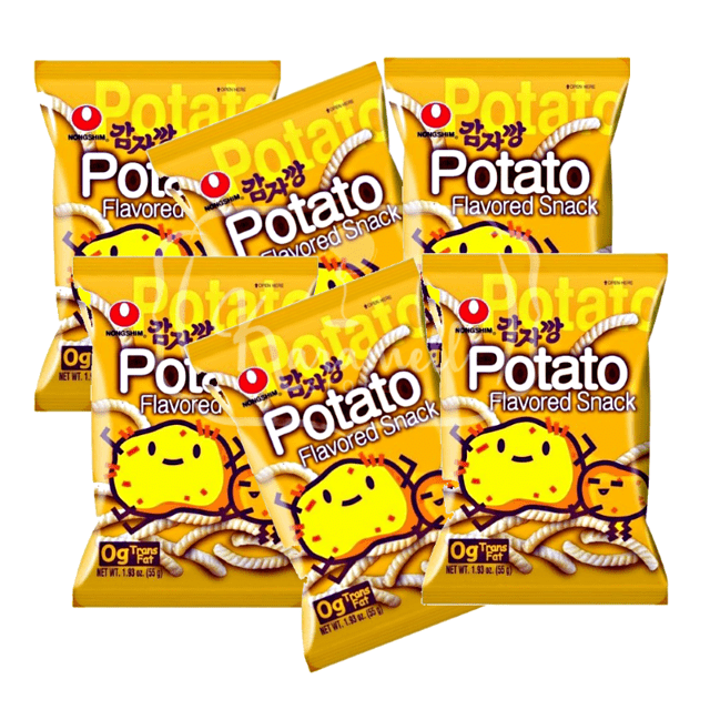 Salgadinhos Nongshim Potato Flavored Snack - ATACADO 6X - Impotado