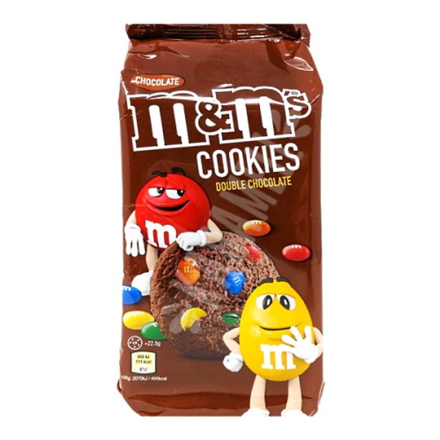 M&M's Cookies Double Chocolate - Importado Hungria