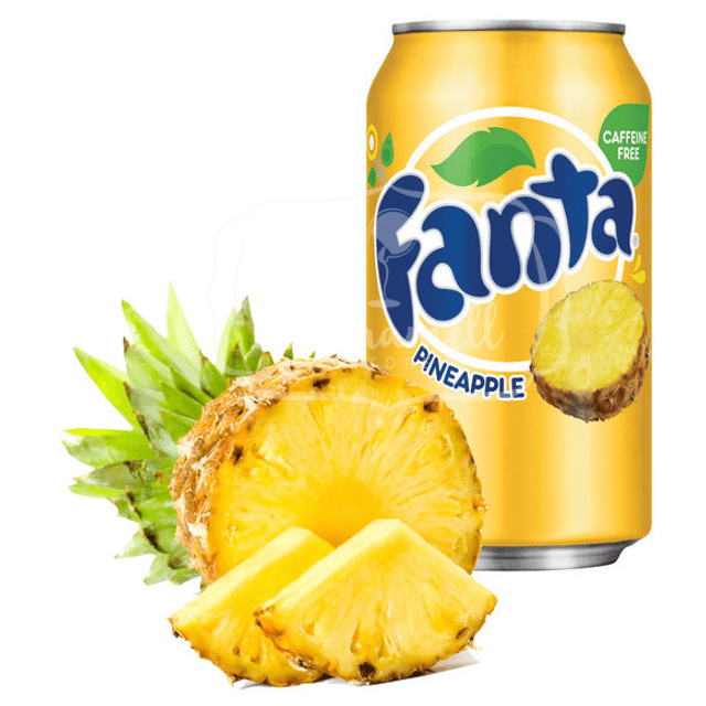 Refrigerantes Importados - ATACADO 12 Latas - Fanta Sabor: Pineapple