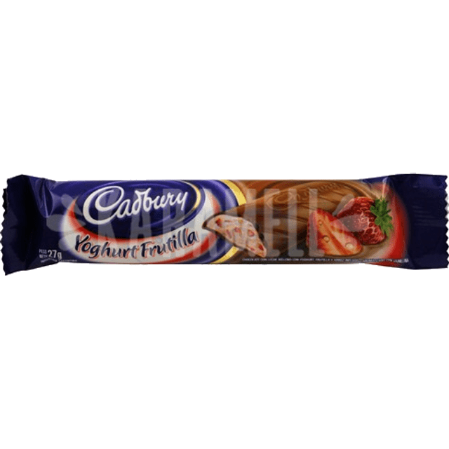 Chocolate Cadbury - Yoghurt Frutilla 29g - Importado