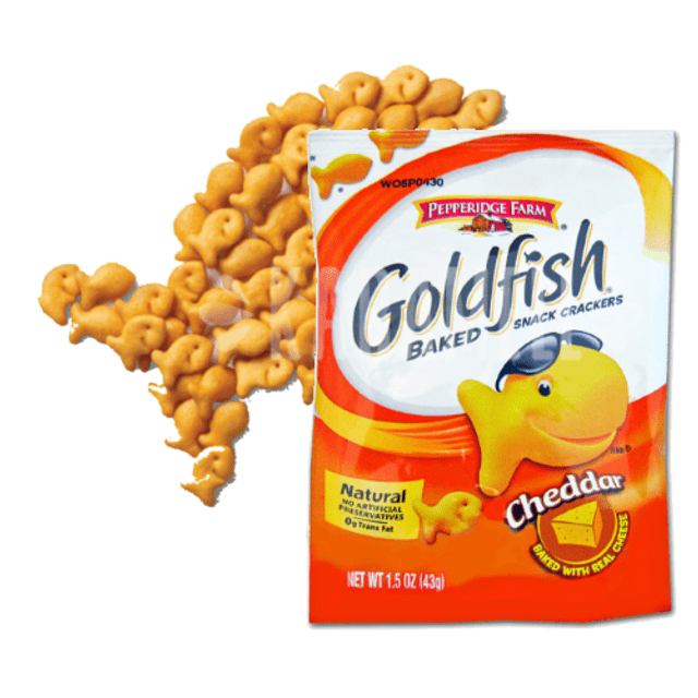 Snacks Goldfish Cheddar - Biscoitos Pepperidge Farm - Importado EUA