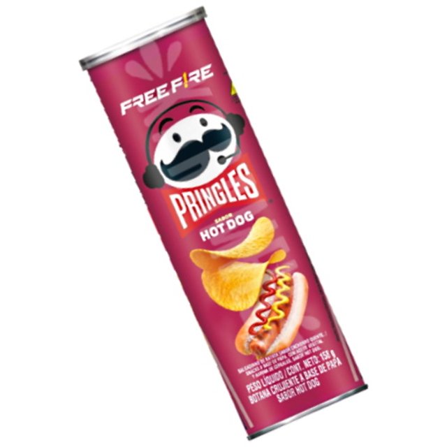 Batata Pringles Hot Dog Free Fire - Importado EUA