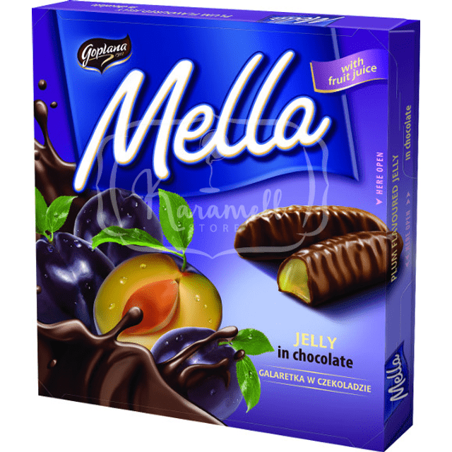 Chocolate Recheado Geléia de Ameixa - Goplana Mella Importado Polônia