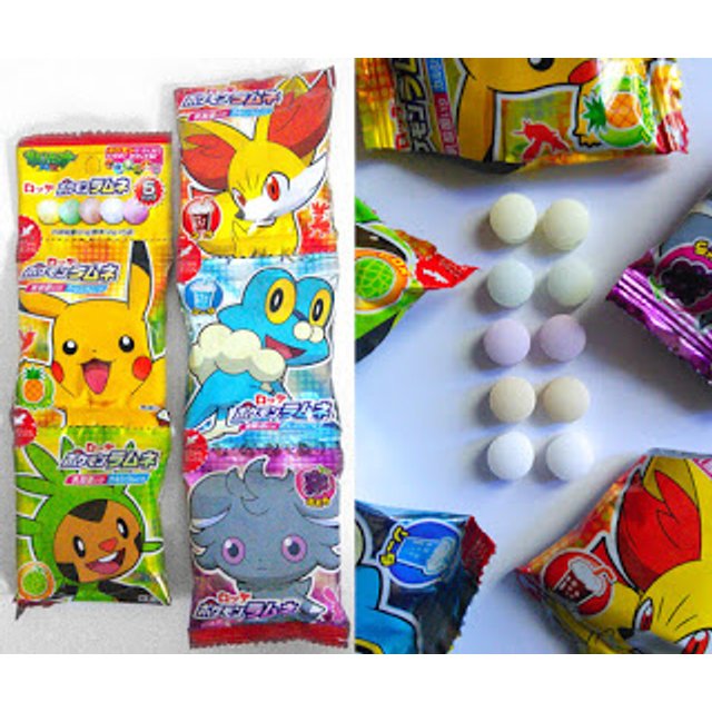 Doces do Japão - Pokemon Soda Candy - Lotte