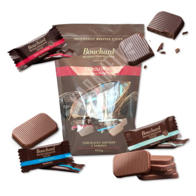 Chocolates Sortidos Napolitains - Bouchard - Bélgica