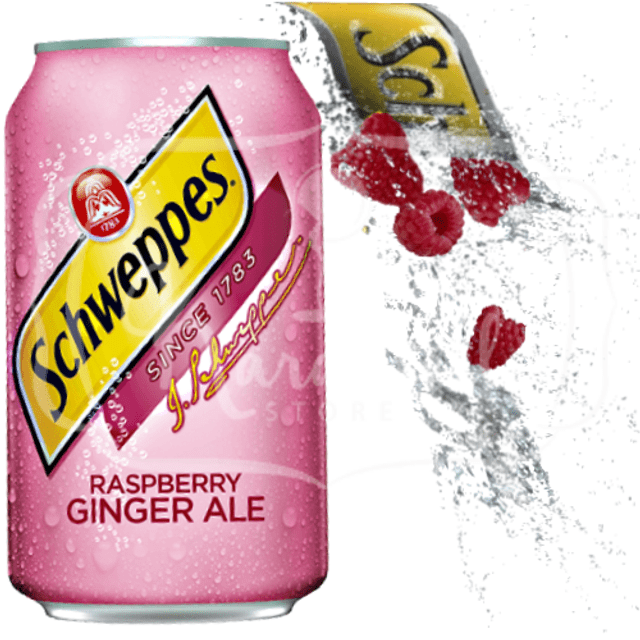 Refrigerante Schweppes Raspberry Ginger Ale - Importado USA