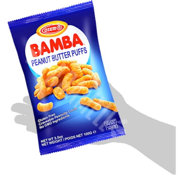 Salgadinho Bamba Peanut Butter Puffs Snacks Osem - Israel