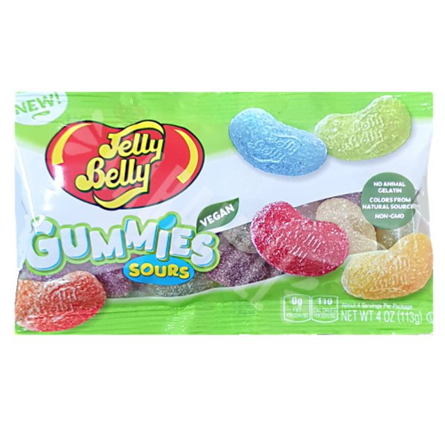 Balas Gummies Sours Jelly Belly - Importado Tailândia