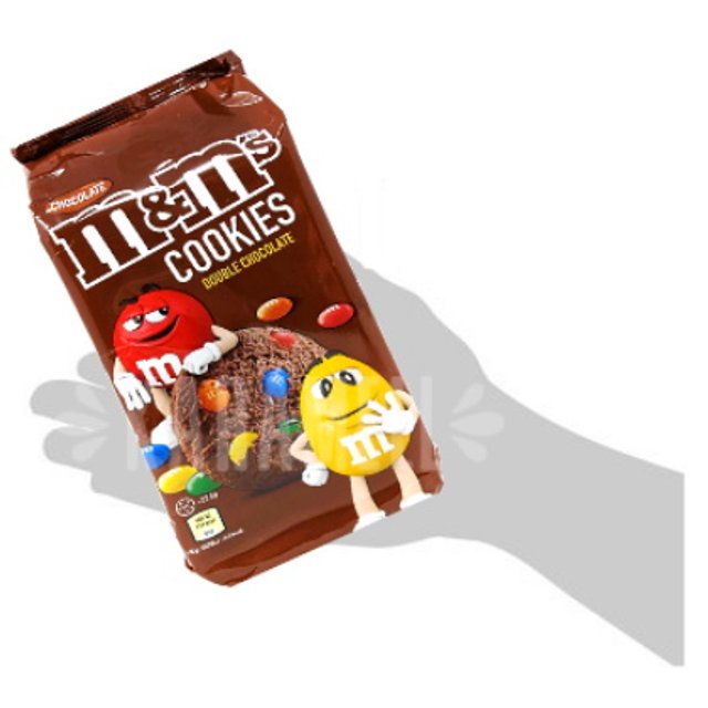 M&M's Cookies Double Chocolate - Importado Hungria